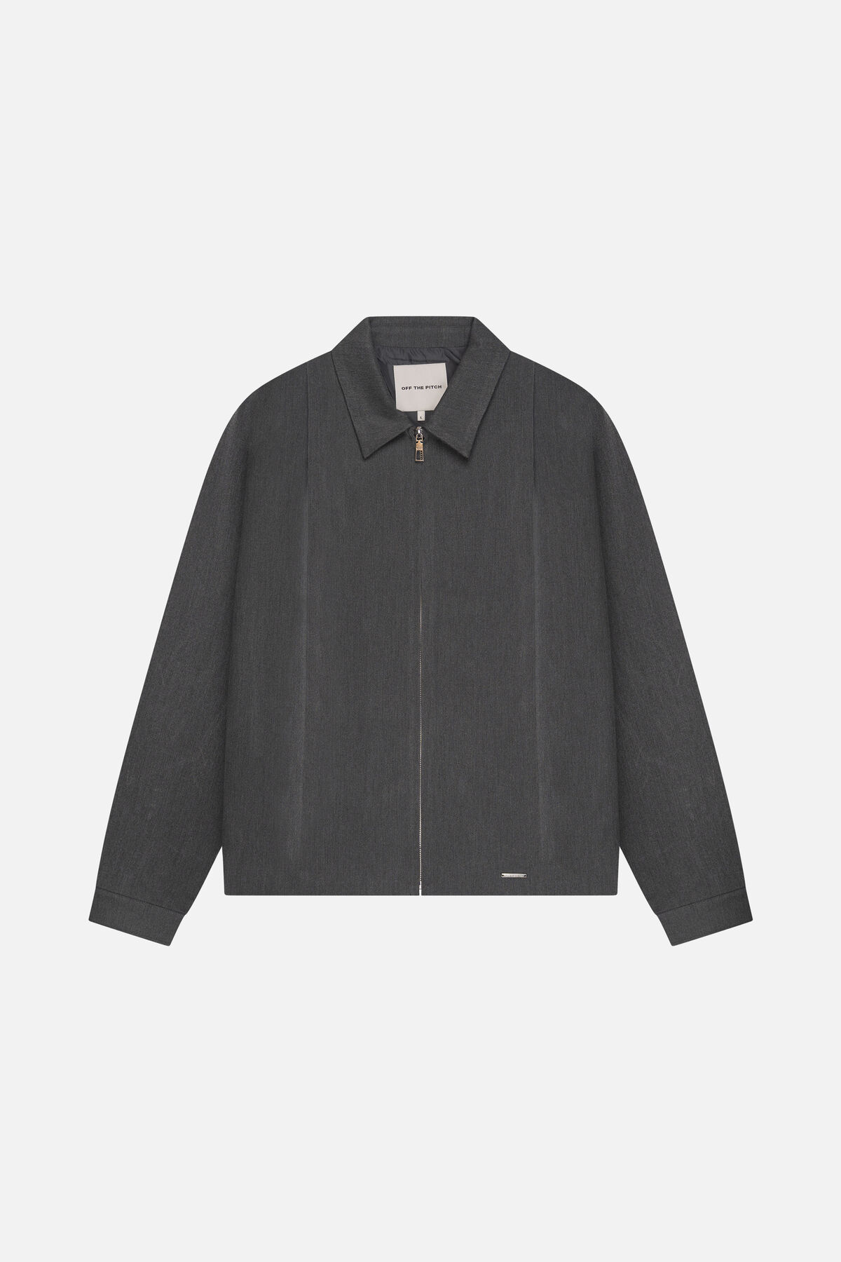 Pleated Overshirt, Dark grey, hi-res